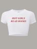 Estilo Americano Retrô Carta Personalizada Sexy Estampada Sexy Spice Girls Ajustada Desejo Puro Verão Curta Top Umbigo T-shirt