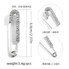 Broche Anti-Exposición Nuevo Ins con Tachuelas de Diamante Transfronterizo para Ropa de Mujer, Pin Ceñidor de Cintura para Pantalones, Hebilla de Pin para Asegurar Accesorios de Ropa