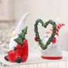 Novas Decorações de Natal Transfronteiriças Gnomos Elfo de Jardim Gnomo Papai Noel Sem Rosto Enfeites de Resina