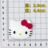 Parche de Goma Suave de PVC Cabeza de Gato de Dibujos Animados Gato Kt Accesorios para Funda de Teléfono Móvil y Tableta Materiales para Bricolaje en Casa Imán para Refrigerador