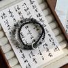 Nuevo Estilo Chino Estilo Chino Hebilla de Seguridad Doble Capa Pulsera de Nicho con Perlas 2024 Nuevo Alto Valor de Belleza Pulsera de Pareja Pulsera