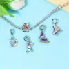 Personajes de Dibujos Animados Europeos y Americanos Colgante Lindo de Frutas Árbol de Aguacate Pera Perlas de Aleación Cuentas para Joyería DIY para Mujeres