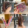 Cordas Coloridas de Cabelo Trançado para Crianças, Acessórios de Cabelo Coloridos para Meninas, Fitas de Cabelo Trançadas, Cordas de Cabelo para Apresentações de Festival