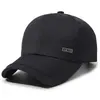 Boné de Baseball Estilo Novo para Primavera e Outono para Homens de Meia-Idade e Idosos, Boné Simples e Versátil para Exterior, Chapéu de Sol Masculino Casual na Moda