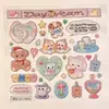 Nuevo Dibujo Animado Lindo Infantil Estéreo 3D Adhesivo Gelatina Pegatina Pegamento Estilo Ins DIY Funda de Teléfono Móvil Pegatina de Gelatina