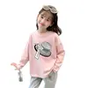 Camisetas de algodón puro para otoño para niños, camisetas básicas de moda, ropa nueva de otoño 2026 para primavera y otoño, camisetas elegantes para bebés niñas