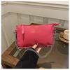 Moda Bolsa da Moda Feminina 2025 Primavera Nova Moda Bolsa de Ombro da Moda Casual Simples Bolsa Mensageiro Pequena Bolsa Quadrada