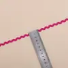 Correa de hombro para mascotas de 0,5 cm, colorida, borde ondulado curvo, correa tejida, accesorios de ropa hechos a mano, DIY