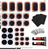 Parche de Reparación de Neumáticos para Motocicleta y Vehículo Eléctrico Transfronterizo Pegamento Palanca para Neumáticos Juego de Herramientas Portátiles para Reparación de Neumáticos de Bicicleta