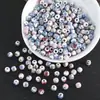 Jingdezhen Pulseira de Contas Cerâmicas com Decalque Acessórios para Roupas Contas Redondas Azuis e Brancas de 6mm Contas Soltas Joias Artesanais DIY