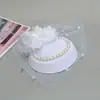 Fascinador pequeño de malla negra vintage francés, pasador para el pelo, para sesión de fotos de cumpleaños, accesorio femenino, sombrero tipo pañuelo para heredera millennial