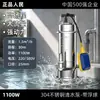 Bomba sumergible de acero inoxidable 304 para uso doméstico, resistente a la corrosión, alto levantamiento, alto flujo, doble propósito para limpieza y drenaje (De la gente)