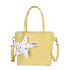 Bolso Tote Tejido de PU de Moda para Mujer 2026 Nuevo Estilo Bolso de Mano Fresco y Sencillo Bolso Versátil para el Trabajo