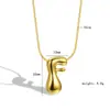 10 Piezas Mínimo 3% de descuento Transfronterizo Globo Burbuja Gordito Collar de 26 Letras Colgante Versátil Simple Accesorio