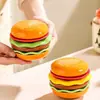 Prato de Osso em Formato de Hambúrguer Talheres Prato com Formato Fofo Saladeira Prato de Sobremesa Conjunto de Pratos de Condimento de Desenho Animado