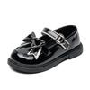 Zapatos de Cuero para Niñas Primavera y Otoño 2026 Nuevo Estilo Coreano Estilo Británico Zapatos de Princesa Negro Suela Suave Zapatos de Desempeño para Bebés y Escuela Primaria