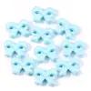 Color Sólido Acrílico Chapado AB Qq Corbata de Moño Cuentas Sueltas DIY Cadena para Teléfono Móvil Accesorios para el Cabello Colgante para Bolso Accesorios de Joyería
