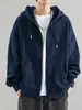 Sudadera Cardigan Pesada para Hombre Marca Americana de Moda Ropa para Hombre de Primavera y Otoño Tops de Pareja Chaqueta de Otoño Abrigo con Capucha