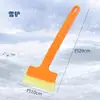 Pá de neve para carro, raspador de gelo, ferramenta de remoção de neve para carro, pá de neve de aço inoxidável, pá removedora de gelo, removedor de neve para carro, pás de neve no atacado