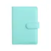 Cuaderno de Hojas Sueltas Transfronterizo Cuaderno de Cuero Suave Pu A6 Set de Cuadernos Creativos Bloc de Notas Pequeño Portátil