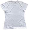 Fornecer camiseta feminina de poliéster 165g com absorção de umidade e tecido de favo de mel de secagem rápida