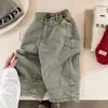 2026 Roupas Infantis Outono e Inverno Roupas Crianças Estilo Coreano Jeans de Veludo Calças de Algodão Calças de Inverno para Meninas Calças para Crianças 6732