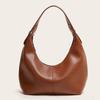 Comércio Exterior 2025 Nova Bolsa Meia-Lua Feminina Bolsa Dumpling de Mão Moda Estilo Europeu e Americano Sofisticado Ombro Único Axila Atacado