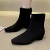 Botas retro versátiles de estilo francés para mujer que aumentan la altura y estilizan, nuevo modelo otoño e invierno 2026, botines extremadamente elegantes y con estilo