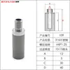 Cabezal de Aireación de Oxígeno con Rosca Exterior Distribuidor de Difusión de Gas Acero Inoxidable Metal Poroso Micrométrico Elemento de Filtro Sinterizado