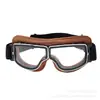 Gafas Kading gafas retro gafas de motocicleta gafas protectoras gafas Harley gafas T13 marco plateado