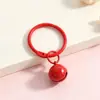Llavero de Campana Metálica Color Caramelo Macaron Anillo Esmaltado Multicolor Accesorios Colgantes para Bolsos Hechos a Mano DIY