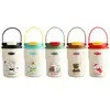 Taza Isotérmica con Asa de Dibujos Animados Muy Atractiva de Acero Inoxidable 316 Taza de Café Portátil para Niños y Estudiantes Vaso de Agua para Exteriores