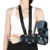 Cabestrillo Fijo para Articulación Codo Brazo, Transpirable y Ajustable Soporte de Aluminio para Brazo de Extremidad Superior, Estilos Removibles Largo y Corto