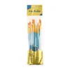 Venta al por mayor de fábrica juego de pinceles de aceite 10 pinceles azul perlado para niños pincel de pelo de nylon pintura artística Pluma de gancho