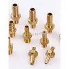 Conector de púas de cobre métrico Rosca macho mini Recto Hilo fino grueso M456 81012141618X20*1.5 Manguera