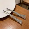 Lindo Pasador de Dopamina DIY Clip Inferior Accesorios para el Cabello Tocado Pasador sin Costuras Embrión Inferior DIY Pasador para Flequillo de una Palabra