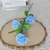 Rosas Artificiales de Espuma, Flores Falsas, Flores Artificiales Terminadas para Bodas, Arreglos de Paisajismo, Arreglos Florales de Alta Gama, Decoraciones de Ramo
