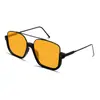 Óculos de Sol Piloto Vintage Oversized Feminino Masculino Clássico Quadrado Decorativo Moda Anos 70 Abajur