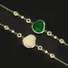 Joyería Nuevo Pulsera Calcedonia Natural Buda Buda Sonriente Pulsera Nuevo Estilo Chino Retro Versátil para Mujer Gama Alta Al por Mayor