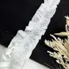 Encaje de un solo lado con volantes, cinta elástica plisada de doble cara, cinta de tul elástico con encaje, accesorios para ropa de muñeca en stock