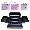 Caja de herramientas para tatuajes, portátil, grande, multicapa, con doble apertura, para manicura y tatuaje semipermanente de cejas, ideal para principiantes profesionales.
