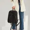 Mochila para Mujer 2026 Estilo Nuevo Tela Oxford Cierre de Cordón Casual Estudiante Bolsa Escolar Moderna Gran Capacidad Mochila Simple Versátil
