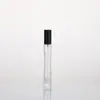 Botella de Perfume de Vidrio Transparente en Stock, Botella con Atomizador Hidratante, Botella de Muestra Cosmética, Botella Portátil de Niebla Fina, Botella de Relleno de Fragancia