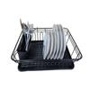 Escurridor de platos de cocina transfronterizo para el hogar, simple de metal, escurridor, estante para guardar cuencos y palillos, fabricante de escurridores de platos de acero inoxidable