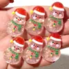 Grampo de Cabelo Desenho Animado Fofo de Natal Menina Doce Vestido de Festa Franja Cabelo Quebrado Clipe Lateral Acessórios de Cabelo para Estudante Adorno de Cabeça