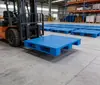 Paleta Plástica Plana de 1000*800*140mm, Material Plástico Reciclado, Paleta para Montacargas de Rejilla de Nueve Pies, Paleta para Montacargas de Entrada Cuatro Vías