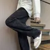 Pantalones Casuales con Cielo Estrellado para Hombre de Primavera y Otoño Versátiles Sueltos Rectos Pantalones de Chándal Hombre Pierna Ancha Ajustados Casuales para Hombre