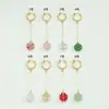 Pendientes largos populares de trébol de cuatro hojas de la suerte, sencillos y versátiles, que exudan un encanto etéreo, pendientes de clip para mujer para orejas sin perforar