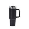 Nuevo Vaso para Coche de Segunda Generación de 40 oz Vaso de Aislamiento Térmico de Acero Inoxidable con Asa Vaso con Pajita Vaso Portátil para Exterior para Coche