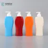 Botellas de Plástico Vacías para Productos de Lavado y Cuidado, Material PET, 480ml, Botellas Dispensadoras de Champú, Gel de Ducha, Acondicionador, Loción, Personalización OEM